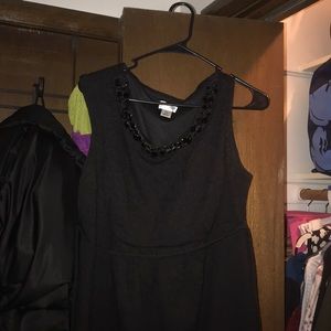 Elegant Black Maternity Dress